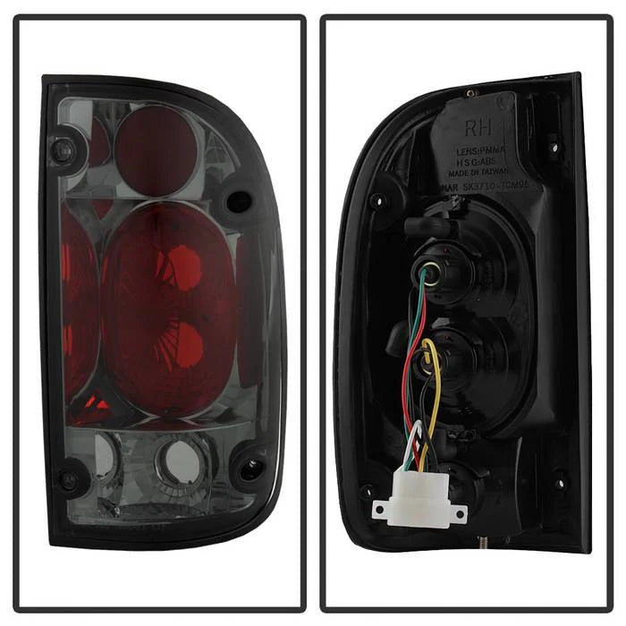 Spyder Smoke Euro Style Tail Lights for Tacoma (2001-2004)