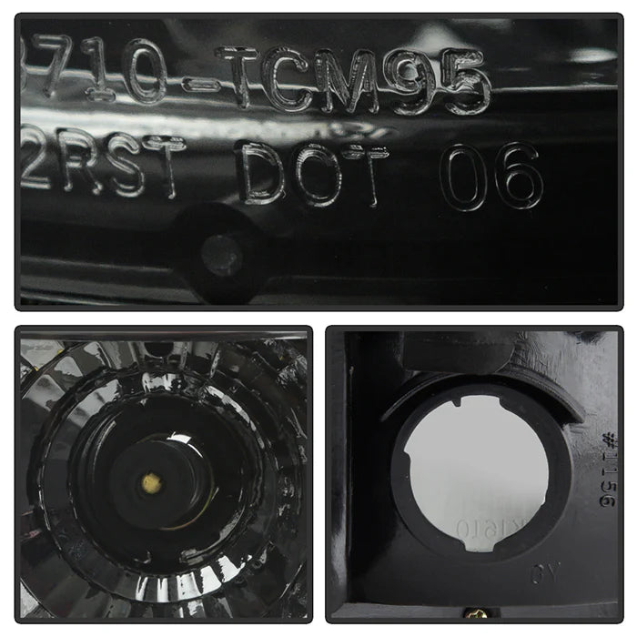 Spyder Smoke Euro Style Tail Lights for Tacoma (1995-2000)