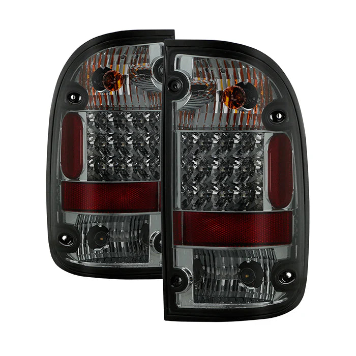 Spyder Smoke LED Tail Lights for Tacoma (1995-2000)