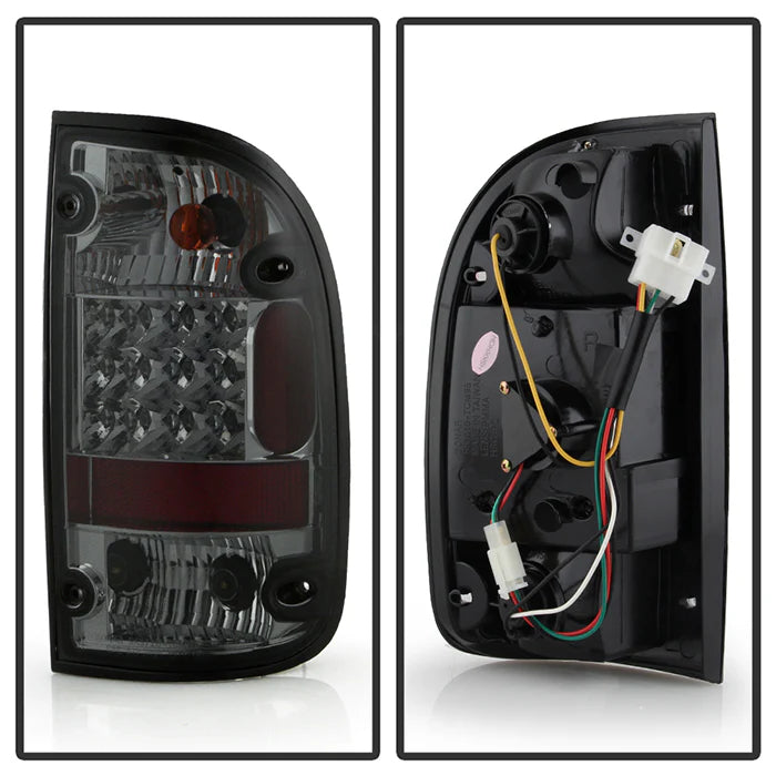 Spyder Smoke LED Tail Lights for Tacoma (1995-2000)