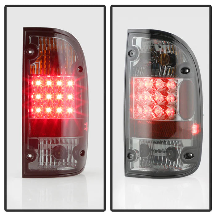Spyder Smoke LED Tail Lights for Tacoma (2001-2004)