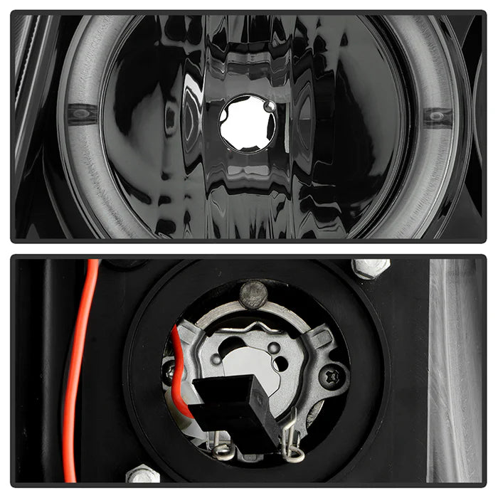 Spyder Smoke Projector Headlights W/ Halo LED for Tacoma (2005-2011)