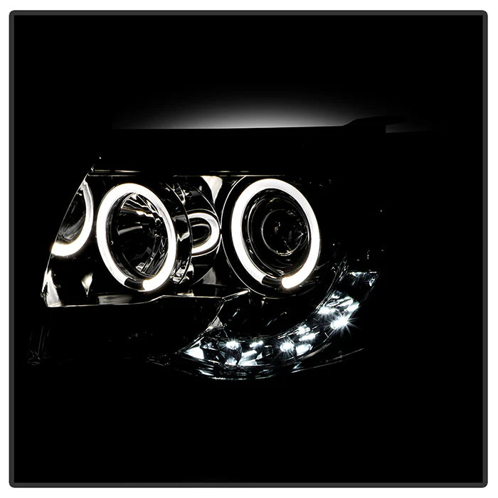 Spyder Smoke Projector Headlights W/ Halo LED for Tacoma (2005-2011)