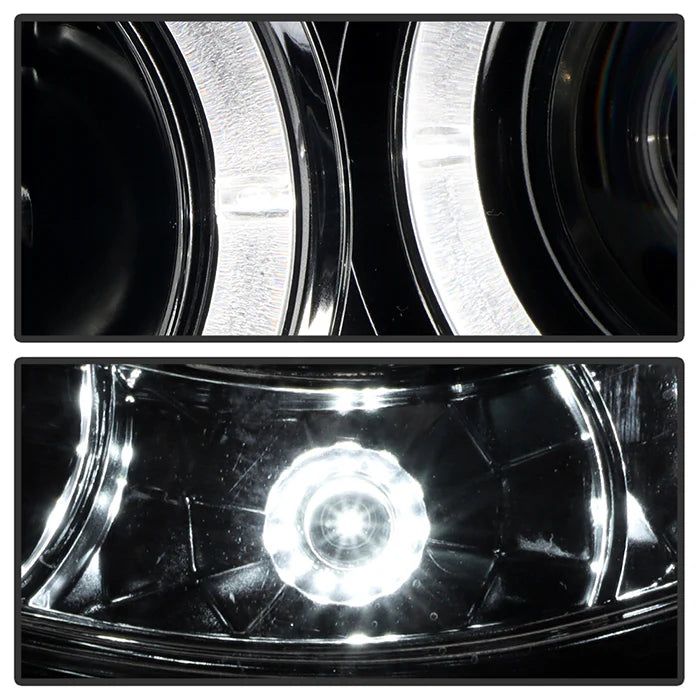 Spyder Smoke Projector Headlights W/ Halo LED for Tacoma (2005-2011)