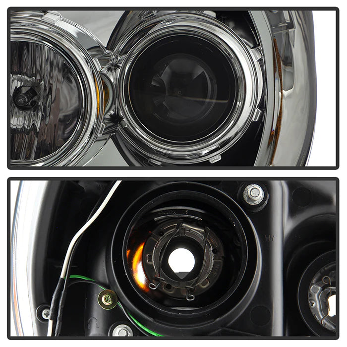 Spyder Smoke Projector Headlights W/ Light Bar DRL for Tacoma (2012-2015)