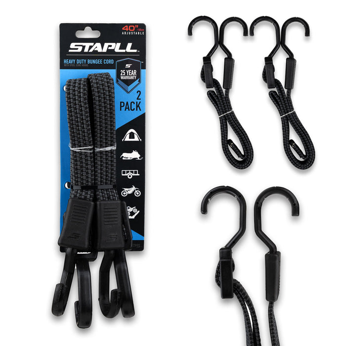STAPLL HD Adjustable Bungee Cord Set (2-Pack)