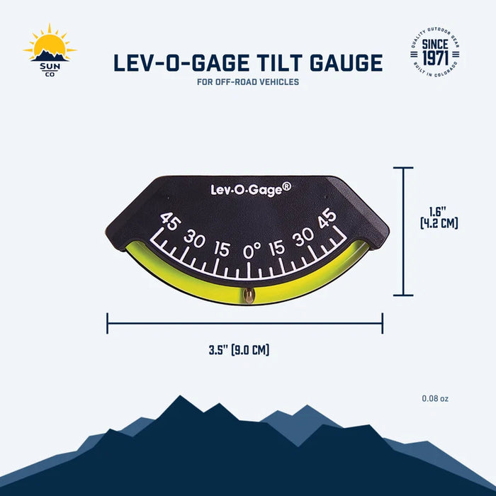 Sun Company Lev-O-Gage Tilt Gauge