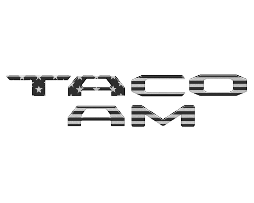 Tufskinz Tailgate Letter Inserts For Tacoma (2016-2023)