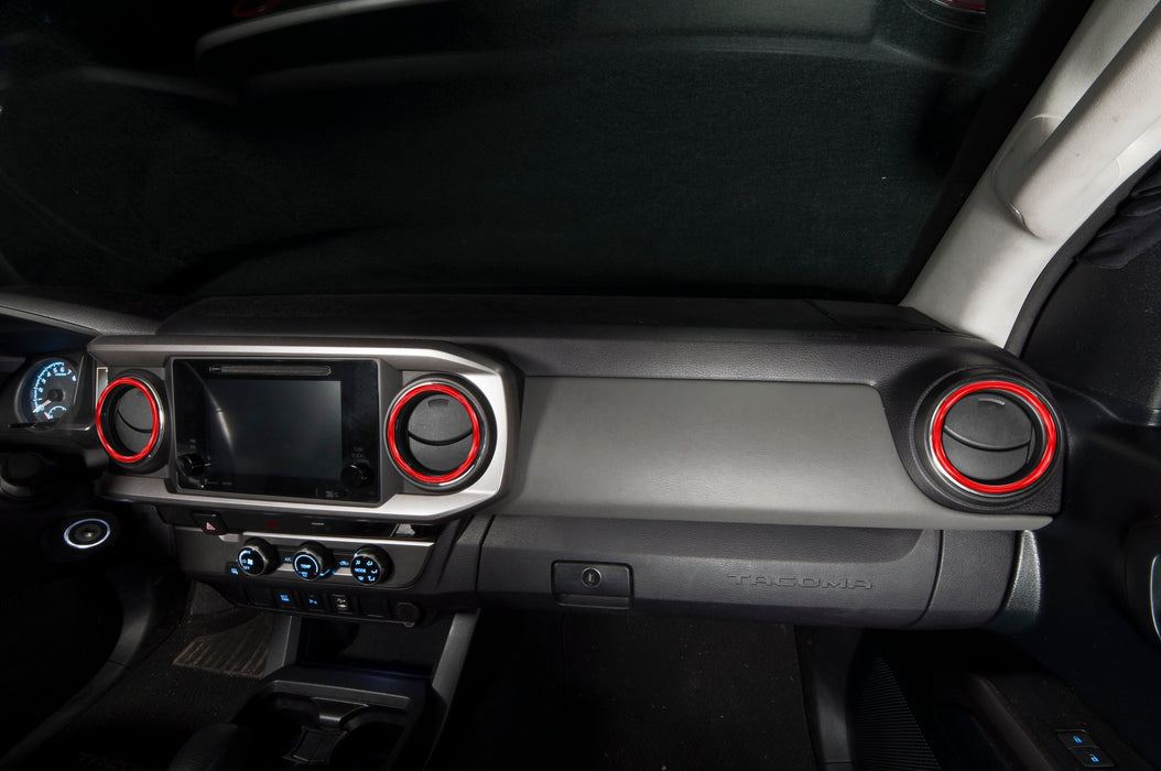 Tufskinz A/C Vent Rings Accent Trim For Tacoma (2016-2023)