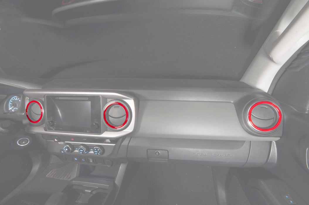 Tufskinz A/C Vent Rings Accent Trim For Tacoma (2016-2023)