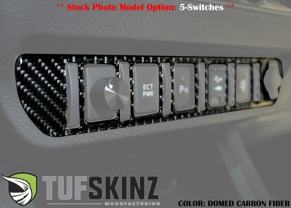 Tufskinz Center Dash Switch Panel Accent Overlay For Tacoma (2016-2023)
