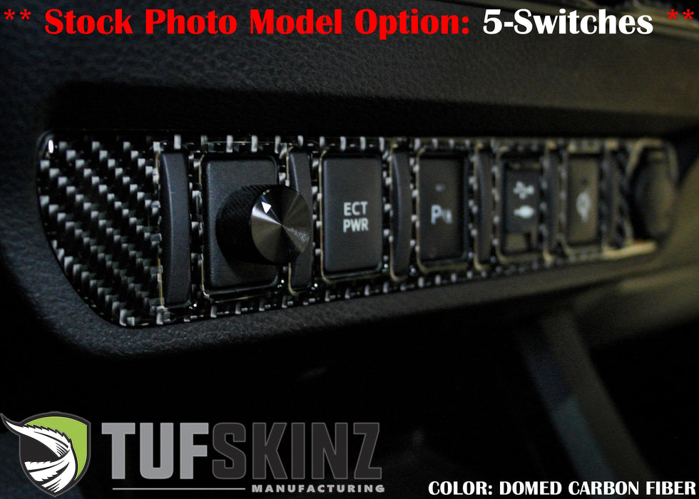 Tufskinz Center Dash Switch Panel Accent Overlay For Tacoma (2016-2023)