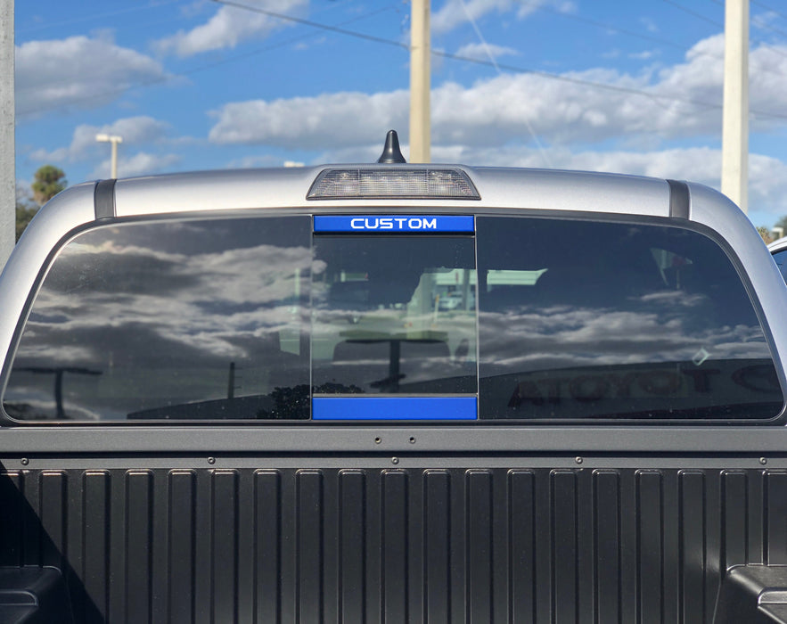 Tufskinz Rear Power Sliding Window Accent Overlays For Tacoma (2016-2023)