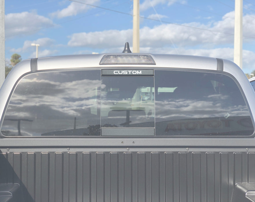 Tufskinz Rear Power Sliding Window Accent Overlays For Tacoma (2016-2023)