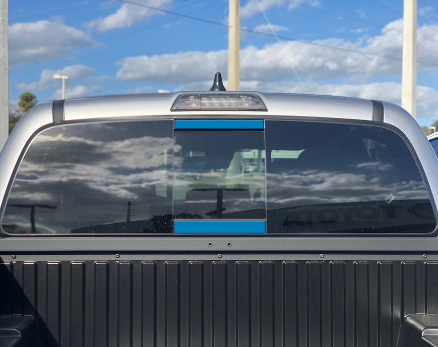 Tufskinz Rear Power Sliding Window Accent Overlays For Tacoma (2016-2023)