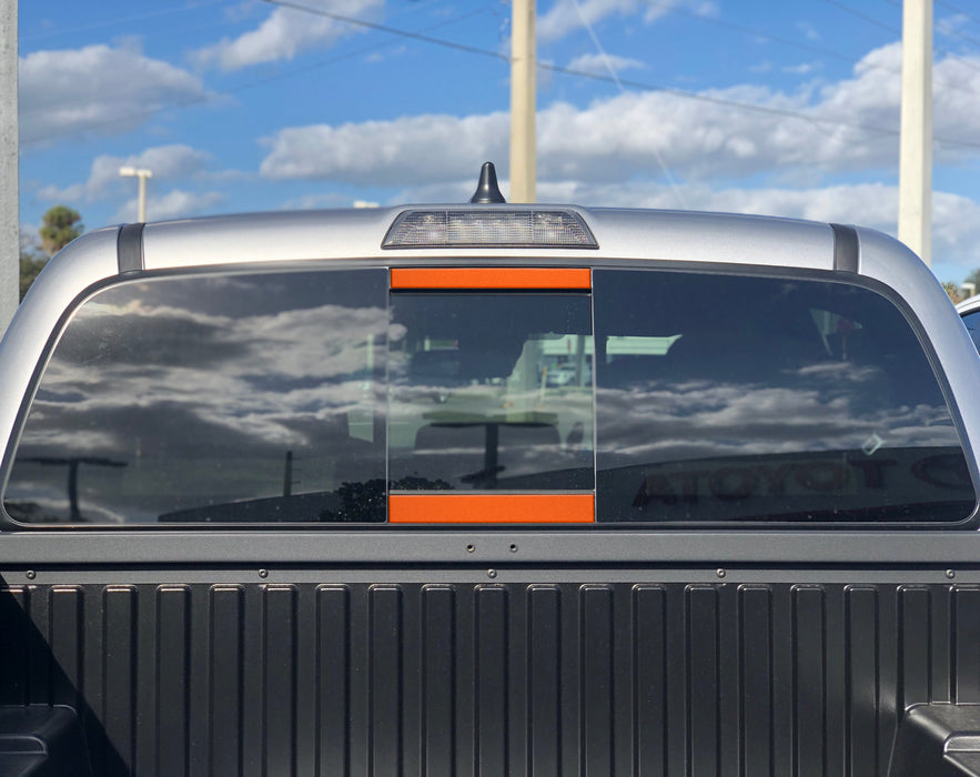 Tufskinz Rear Power Sliding Window Accent Overlays For Tacoma (2016-2023)
