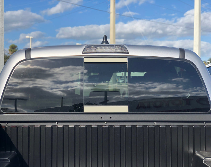 Tufskinz Rear Power Sliding Window Accent Overlays For Tacoma (2016-2023)