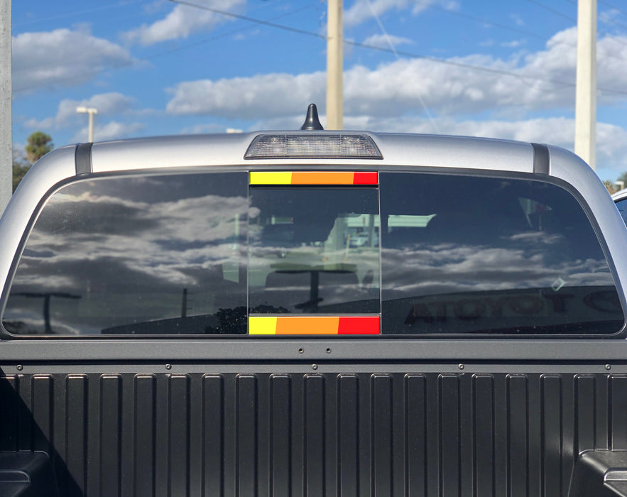 Tufskinz Rear Power Sliding Window Accent Overlays For Tacoma (2016-2023)