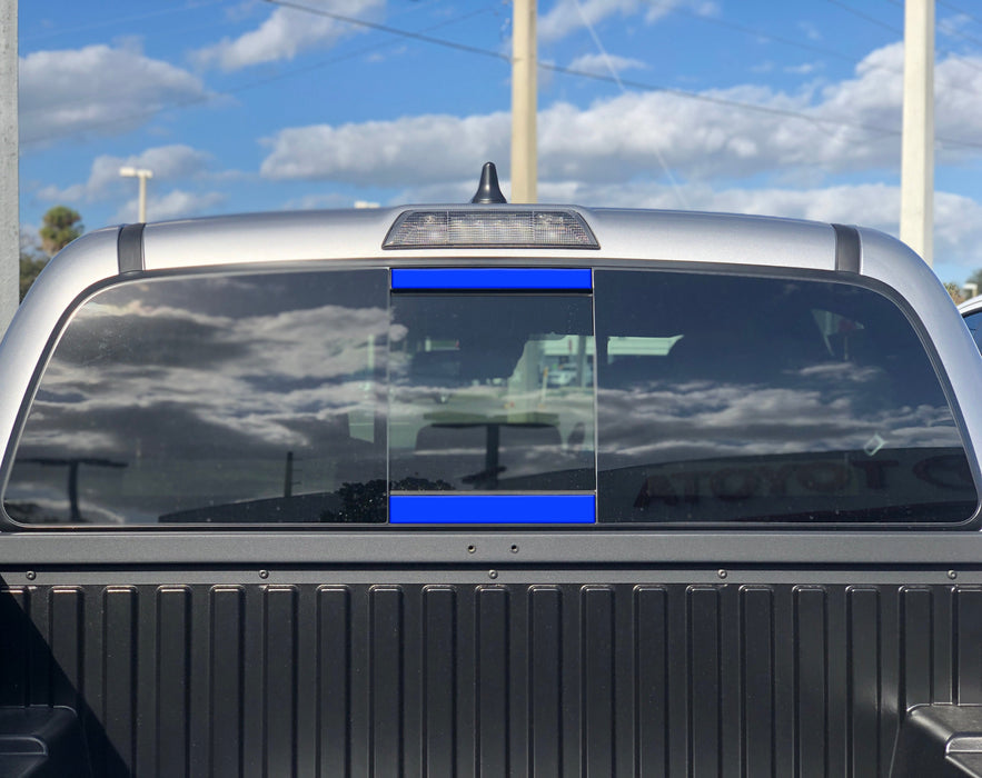 Tufskinz Rear Power Sliding Window Accent Overlays For Tacoma (2016-2023)