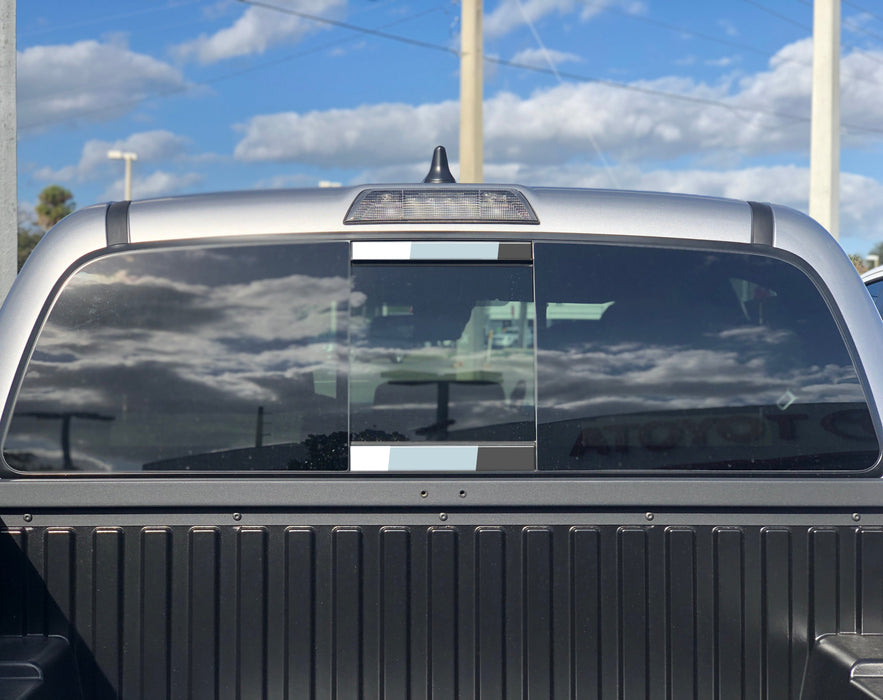 Tufskinz Rear Power Sliding Window Accent Overlays For Tacoma (2016-2023)