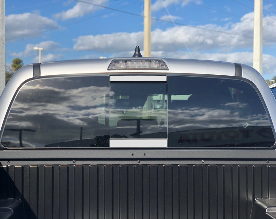 Tufskinz Rear Power Sliding Window Accent Overlays For Tacoma (2016-2023)