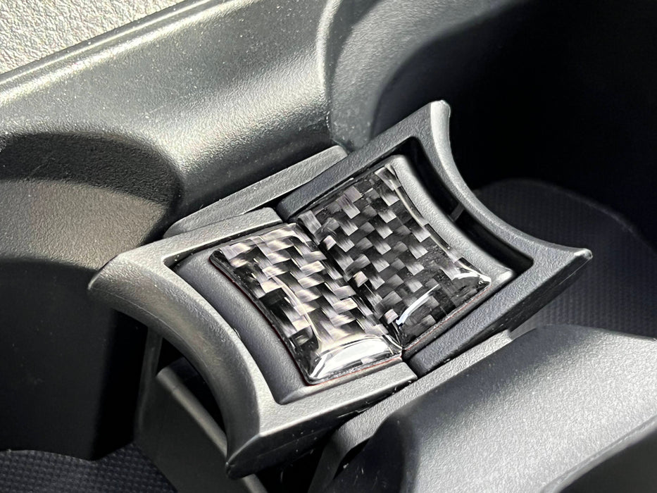 Tufskinz Center Console Cup Holder Divider Overlays For Tacoma (2016-2023)