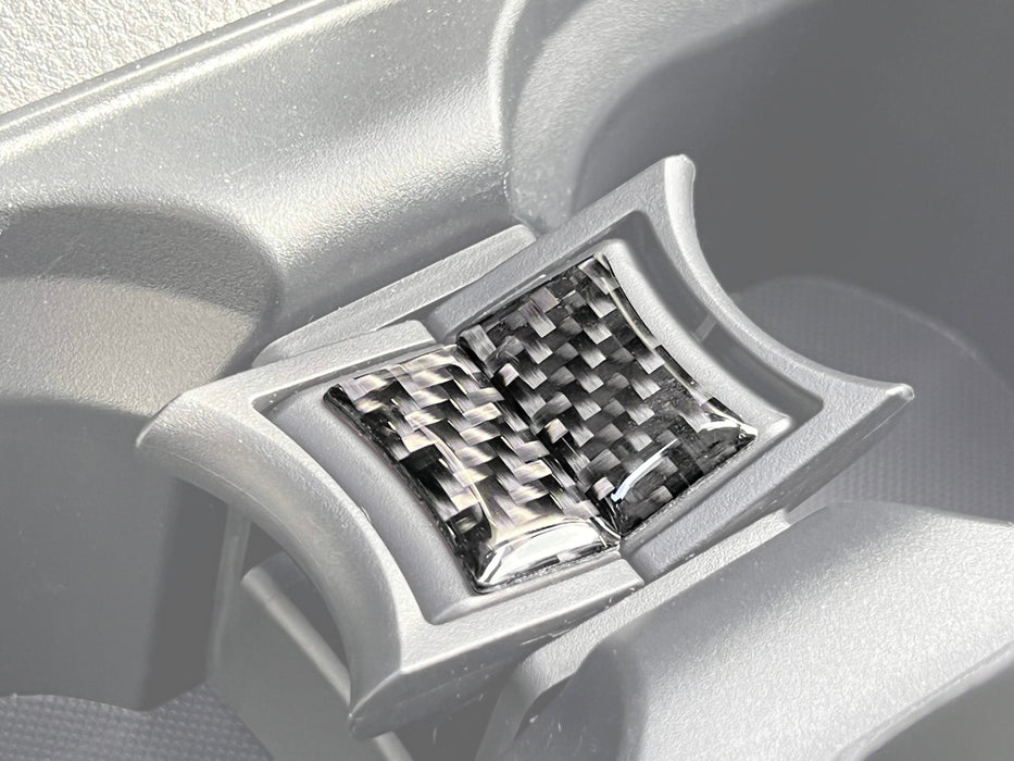 Tufskinz Center Console Cup Holder Divider Overlays For Tacoma (2016-2023)