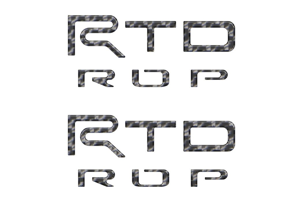 Tufskinz TRD Pro Interior Door Letter Overlays For Tacoma (2024-Current)
