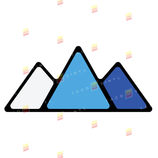 Taco Vinyl Mountain Grille Badge