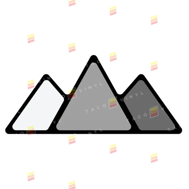 Taco Vinyl Mountain Grille Badge
