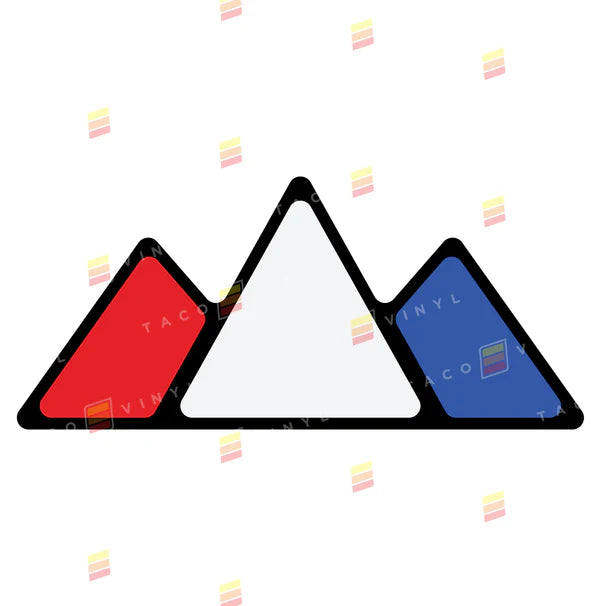 Taco Vinyl Mountain Grille Badge