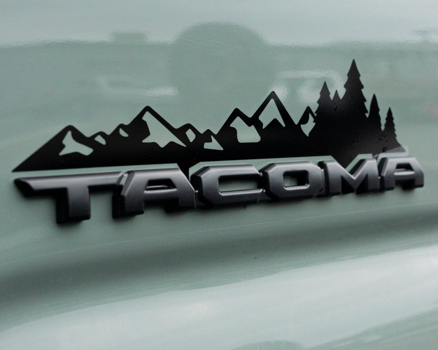 Tacoma Lifestyle Mountain Range Decal