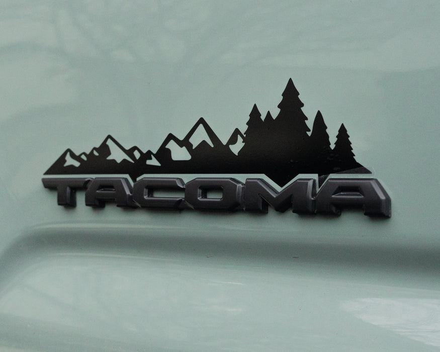 Tacoma Lifestyle Mountain Range Decal