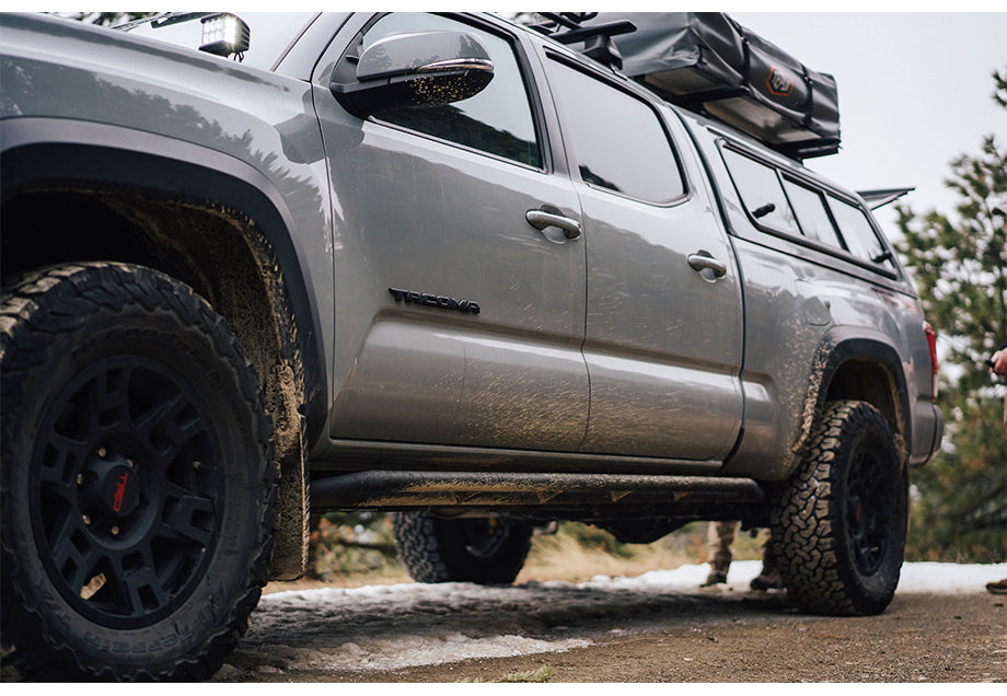 Cali Raised Trail Edition Bolt-On Rock Sliders For Tacoma (2005-2023)