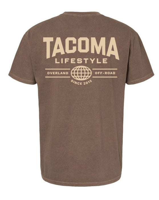 Tacoma Lifestyle Brown Globe Shirt