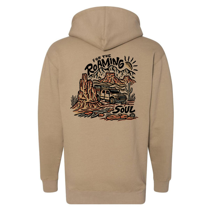 Rayco Design x Tacoma Lifestyle For The Roaming Soul Tan Hoodie