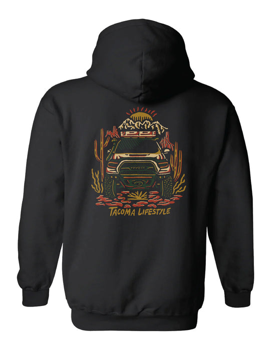 Rayco Design x Tacoma Lifestyle For The Roaming Soul Black Hoodie