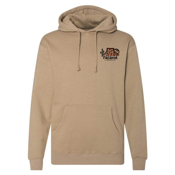 Rayco Design x Tacoma Lifestyle For The Roaming Soul Tan Hoodie