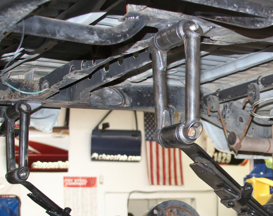 Total Chaos 9" Chromoly Shackles for Tacoma (1996-2004)