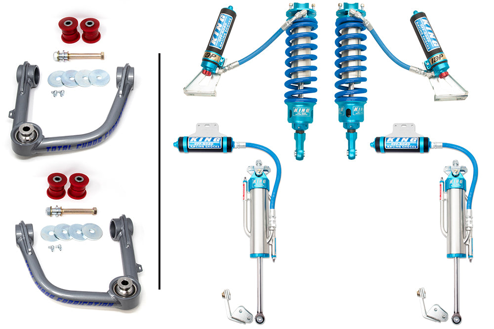 Total Chaos Lift Kit W/Front & Rear 3.0" Adjustable King Shocks for Tacoma (2005-2023)