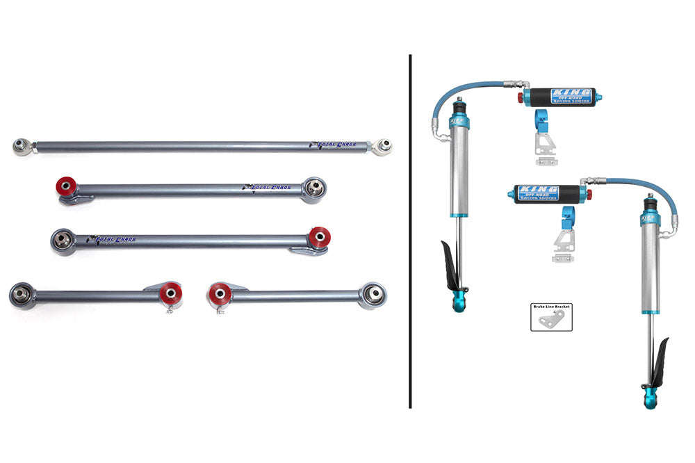 Total Chaos Rear Links W/King 2.5" Diameter Shocks For Tacoma (2024-Current)