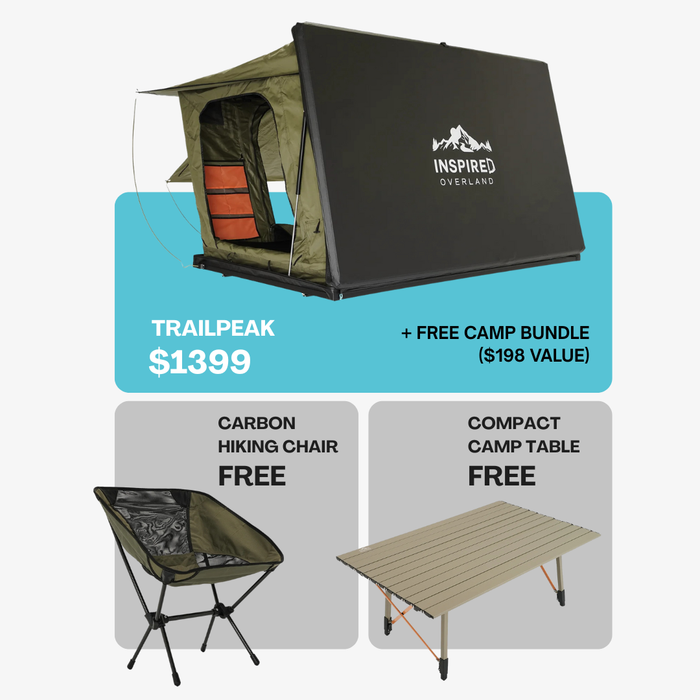 inspired overland roof top tent Inspired Overland Trailpeak Rooftop Tent — Tacoma Lifestyle