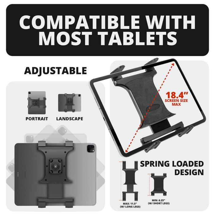 Tackform TRAXX™ Assault Track Picatinny Dash Bracket With Tablet Mount for Tacoma (2016-2023)