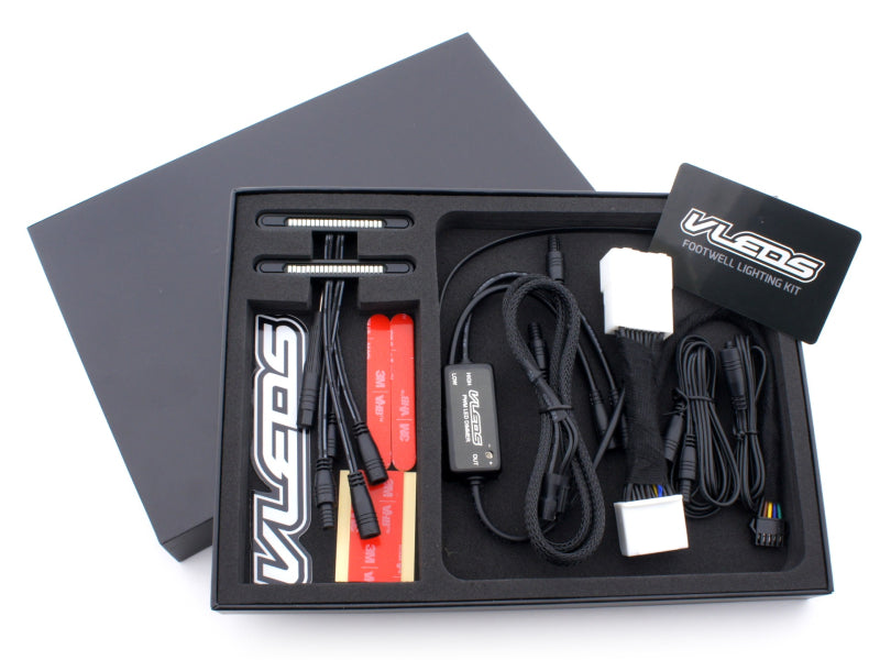 Vleds Switched Led Front Footwell Kit Dual Output For Tacoma (2016-2023)