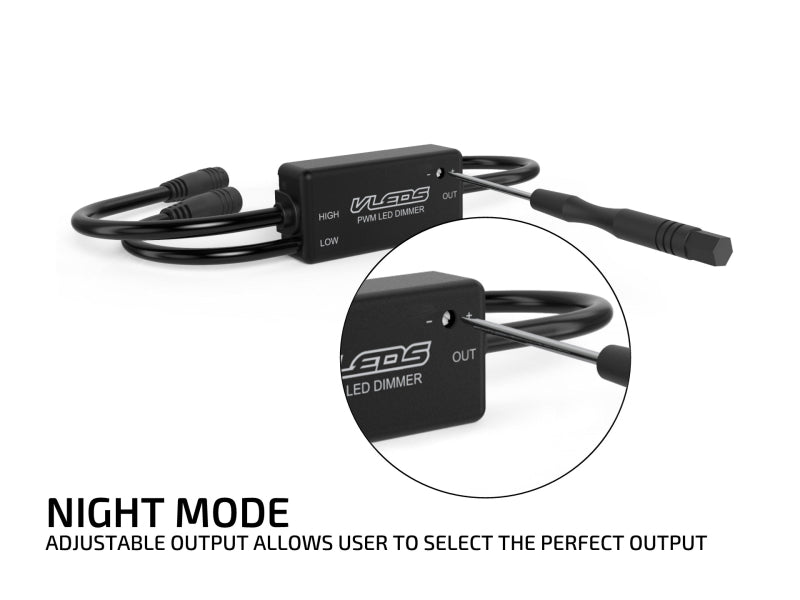 Vleds Switched Led Front Footwell Kit Dual Output For Tacoma (2016-2023)