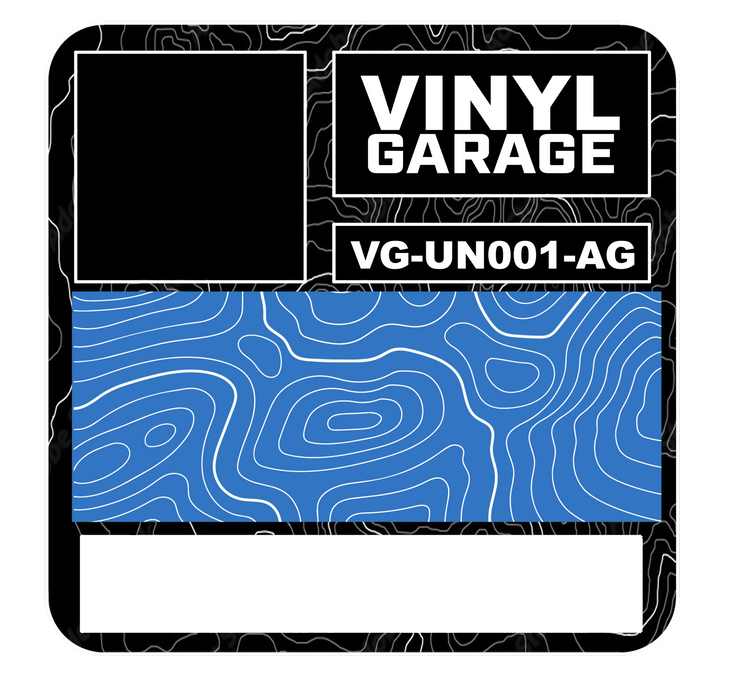 Vinyl Garage Glove Box Keyhole Cover (2016-Current)