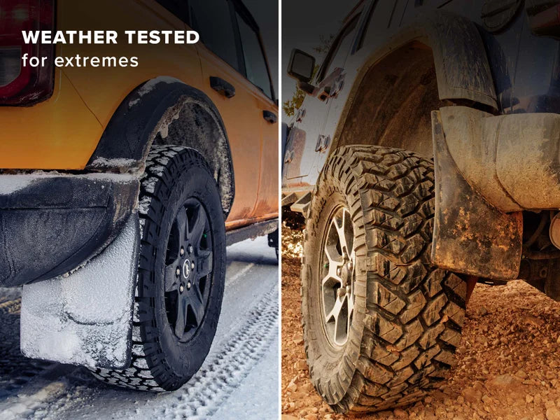WeatherTech No Drill Mudflaps For Tacoma (2005-2015)