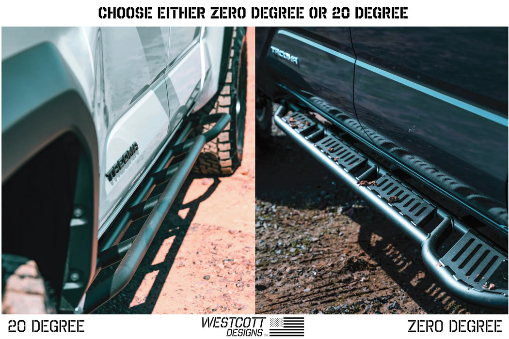 Westcott Designs Long Bed Rock Sliders For Tacoma (2024-Current)