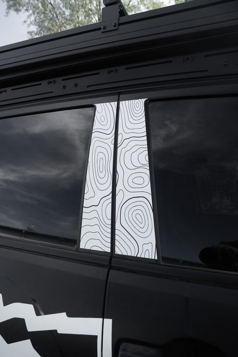 Vinyl Garage Topo B Pillar Decals For Tacoma (2024-Current)