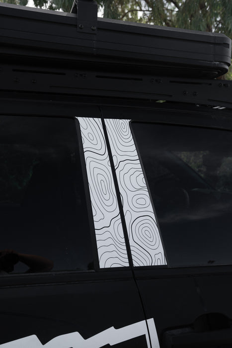 Vinyl Garage Topo B Pillar Decals For Tacoma (2024-Current)